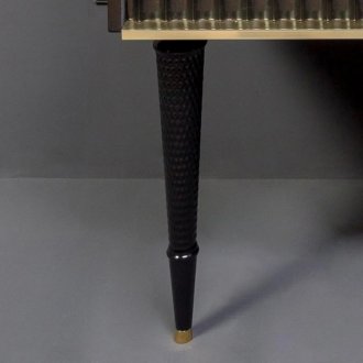 Ножки для мебели Armadi Art Vallessi Avangarde Denti 25 см черные