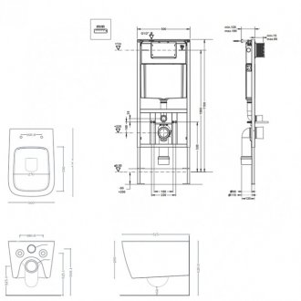 Комплект ArtCeram A16 700.101.03