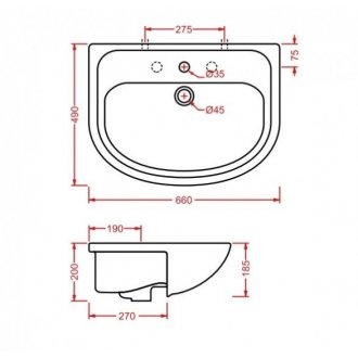 Раковина ArtCeram Apollo APL001