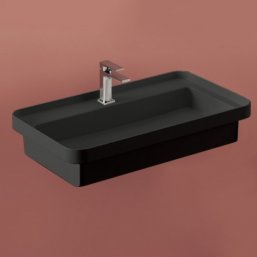 Раковина ArtCeram Fuori Scala TFL035 цвет черный матовый