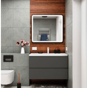 Мебель для ванной Art&Max Bianchi 100 Grigio Matt