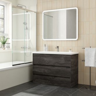 Мебель для ванной Art&Max Family-M 100 напольная железный камень