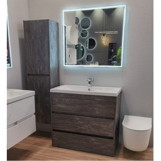 Мебель для ванной Art&Max Family-M 90 напольная железный камень