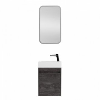Мебель для ванной Art&Max Family-M 40 с дверцей железный камень