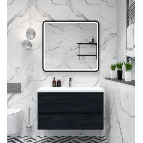 Мебель для ванной Art&Max Family-M 90 подвесная угольный камень
