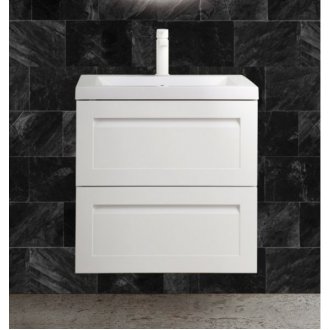 Мебель для ванной с керамической раковиной Art&Max Platino 60 Bianco Lucido