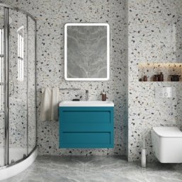 Мебель для ванной Art&Max Platino 75 Turchese Matt...