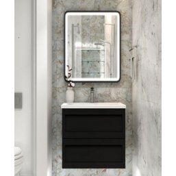 Мебель для ванной Art&Max Platino 58 Nero Matt