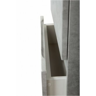Шкаф-пенал Art&Max Techno 160 правосторонний Бетон лофт натуральный