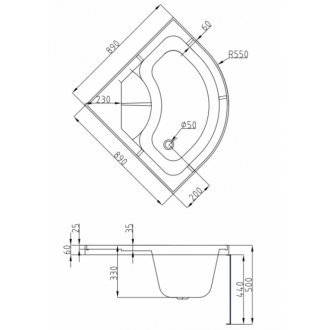 Душевая кабина AvaCan EM4510 N LED