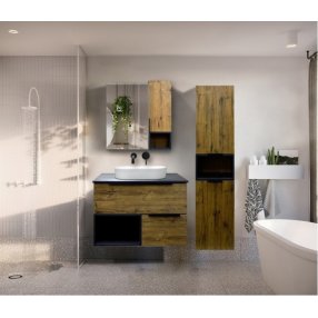Мебель для ванной Azario Gris 90