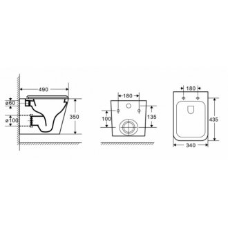 Комплект Azario Teramo Tornado AZ-8010-1000-AZ-0052-UQ