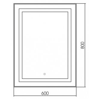 Зеркало Azario Саурон LED-00002510