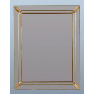 Багетное зеркало Bagno Piu 97х126 см золото