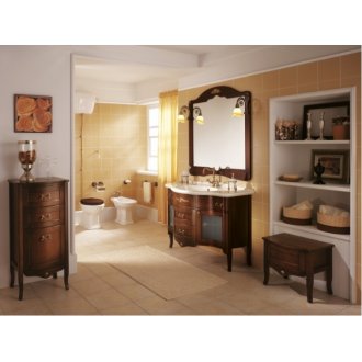 Мебель для ванной Bagno Piu Palladio 110 см с дверцами под стекло
