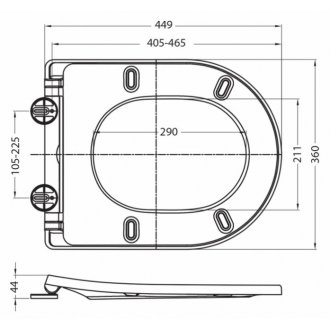 Крышка-сиденье Soft Close BelBagno BB2031SC