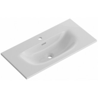 Тумба с раковиной и зеркалом BelBagno Etna 39-80-BB-8099-3-80 Bianco Lucido