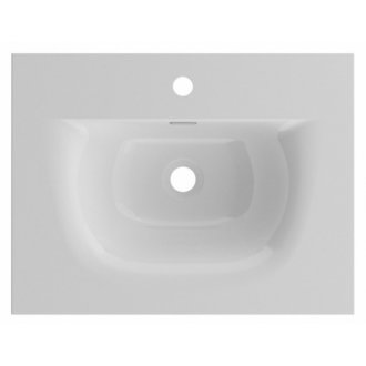 Тумба с раковиной и зеркалом BelBagno Etna 60-BB-8099-60 Bianco Lucido