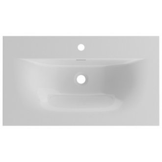 Тумба с раковиной BelBagno Etna 80-BB-8099-80 Bianco Lucido