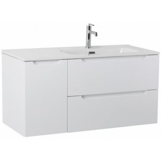 Мебель для ванной BelBagno Etna-1000-BB1000ETL-R Bianco Lucido