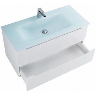 Мебель для ванной BelBagno Etna-1000-BB1010/465-LV-VTR-BO Bianco Opaco