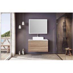 Мебель для ванной BelBagno Etna-1000-S Rovere Bian...
