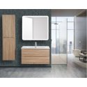 Мебель для ванной BelBagno Etna-1000-LOV-1000-LVB Rovere Bianco