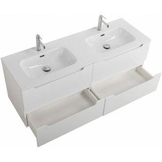 Тумба с раковиной BelBagno Etna 120-4C-BB1200-2-ETL Bianco Lucido