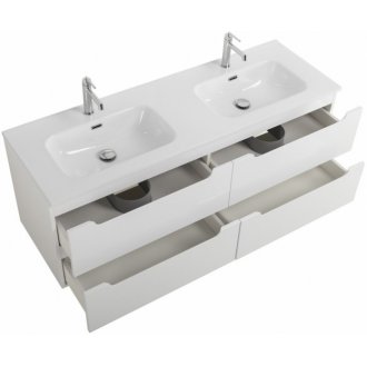 Тумба с раковиной BelBagno Etna 120-4C-BB1200-2-ETL Bianco Lucido