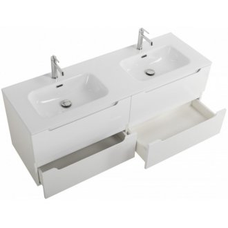 Тумба с раковиной BelBagno Etna 120-4C-BB1200-2-ETL Bianco Lucido