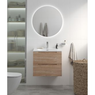 Тумба с раковиной BelBagno Etna 60-BB-8099-60 Rovere Bianco