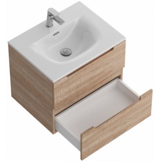 Тумба с раковиной BelBagno Etna 60-BB-8099-60 Rovere Bianco