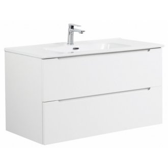 Тумба с раковиной BelBagno Etna 80-BB800ETL Bianco Lucido