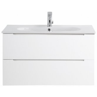 Тумба с раковиной BelBagno Etna 80-LOV-800-LVB Bianco Lucido