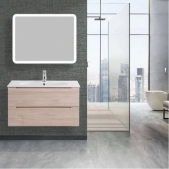 Тумба с раковиной BelBagno Etna 80-LOV-800-LVB Rovere Grigio