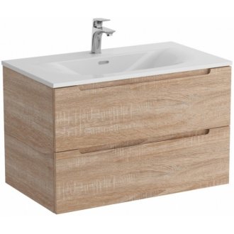 Тумба с раковиной BelBagno Etna 80-BB-8099-80 Rovere Bianco