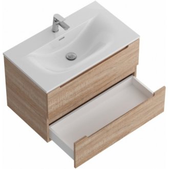 Тумба с раковиной BelBagno Etna 80-BB-8099-80 Rovere Bianco