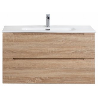 Тумба с раковиной BelBagno Etna 80-BB800ETL Rovere Bianco