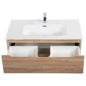 Тумба с раковиной BelBagno Etna 80-BB800ETL Rovere Bianco