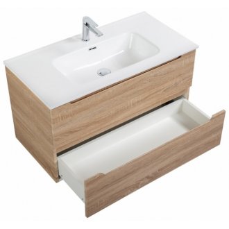 Тумба с раковиной BelBagno Etna 80-BB800ETL Rovere Bianco