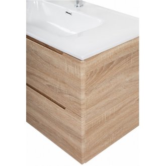 Тумба с раковиной BelBagno Etna 80-BB800ETL Rovere Bianco