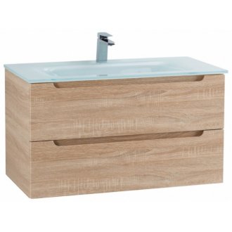 Тумба с раковиной BelBagno Etna 80-BB810/465-LV-VTR-BL Rovere Bianco