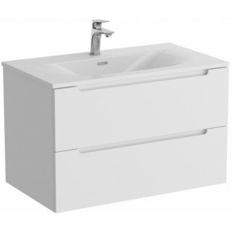 Тумба с раковиной и зеркалом BelBagno Etna 90-BB-8099-90 Bianco Opaco