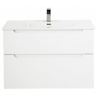 Тумба с раковиной BelBagno Etna H60-100-BB1000ETL Bianco Lucido