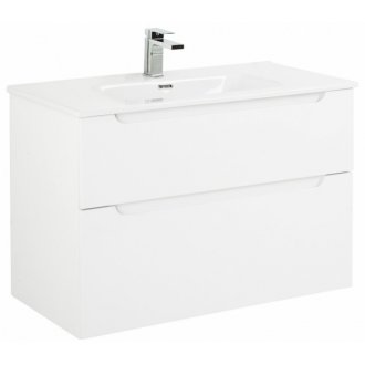 Тумба с раковиной BelBagno Etna H60-100-BB1000ETL Bianco Lucido