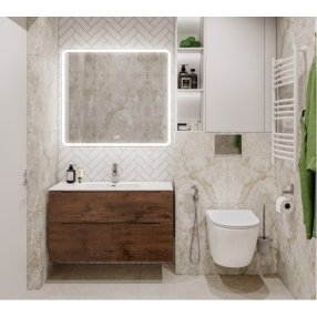 Мебель для ванной BelBagno Etna-H60-1000-BB1000ETL Rovere Moro