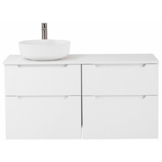 Тумба со столешницей и раковиной BelBagno Etna H60-120-EK-120-AS-BL-L-BB1315 Bianco Lucido