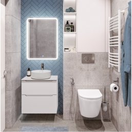 Мебель для ванной BelBagno Etna-H60-600-S Bianco L...