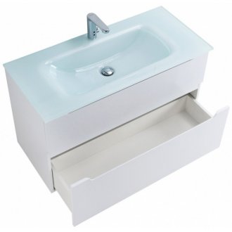 Мебель для ванной BelBagno Etna-H60-800-BB810/465-LV-VTR-BL Bianco Lucido