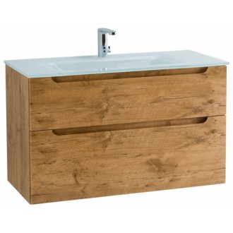 Тумба с раковиной BelBagno Etna H60-90-BB910/465-LV-VTR-BL Rovere Nature